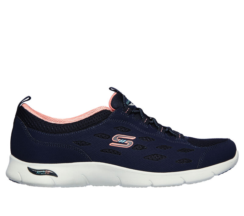 Skechers Arch Fit Refine, BLEU MARINE / CORAIL, largeimage number 0