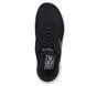 Skechers Slip-ins: GO WALK Flex - Grand Entry, SCHWARZ / WEISS, large image number 2