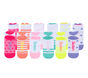 6 Pack Low Cut 3D Heart Socks, MULTICOLORE, large image number 0