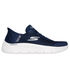 Skechers Slip-ins: GO WALK Flex - Grand Entry, BLEU MARINE / BLANC, swatch