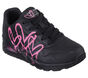 Skechers x JGoldcrown: Uno - Dripping In Love, NERO / ROSA, large image number 4