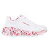 Skechers x JGoldcrown: Uno Lite - Lovely Luv, BIANCO / ROSSO / ROSA, swatch