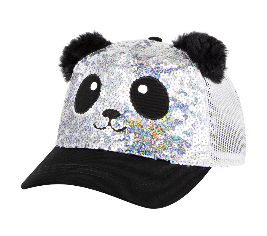 Skechers Sequin Panda Hat, ARGENTO / NERO, largeimage number 0