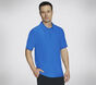 GO DRI All Day Polo, BLU / VERDE, large image number 0