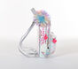 Twinkle Toes: Mini Pom Pom Backpack, TRANSPARENT, large image number 2