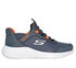 Skechers Slip-ins: Bounder - Brisk-Burst, CARBONE / ARANCIONE, swatch