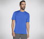 Skechers Apparel On the Road Tee, BLAU, large image number 2