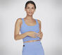 GOFLEX Joy Longline Bra, PERIWINKLE, large image number 0