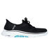 Skechers Slip-ins: GO WALK 7 - Via, NOIR / AQUA, swatch