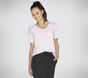 Diamond Wash Hatha V-Neck Pocket Tee, PORPORA / LAVANDA, large image number 2