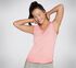 Skechers Diamond Wash Hatha V-neck Tank, CORAIL, swatch