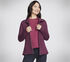 GO SNUGGLE Jacket, BORDEAUX / ROSA, swatch