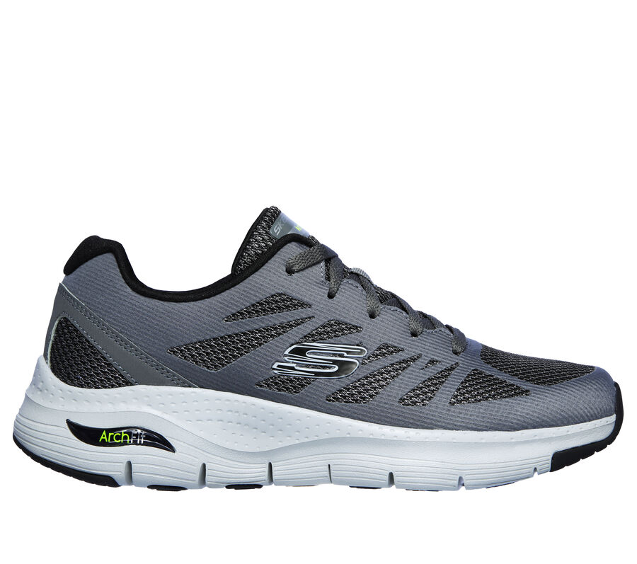 Skechers Arch Fit - Charge Back, GRIS ANTHRACITE / NOIR, largeimage number 0
