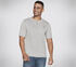 GOKNIT Pique Short Sleeve Henley, GRIGIO CHIARO, swatch