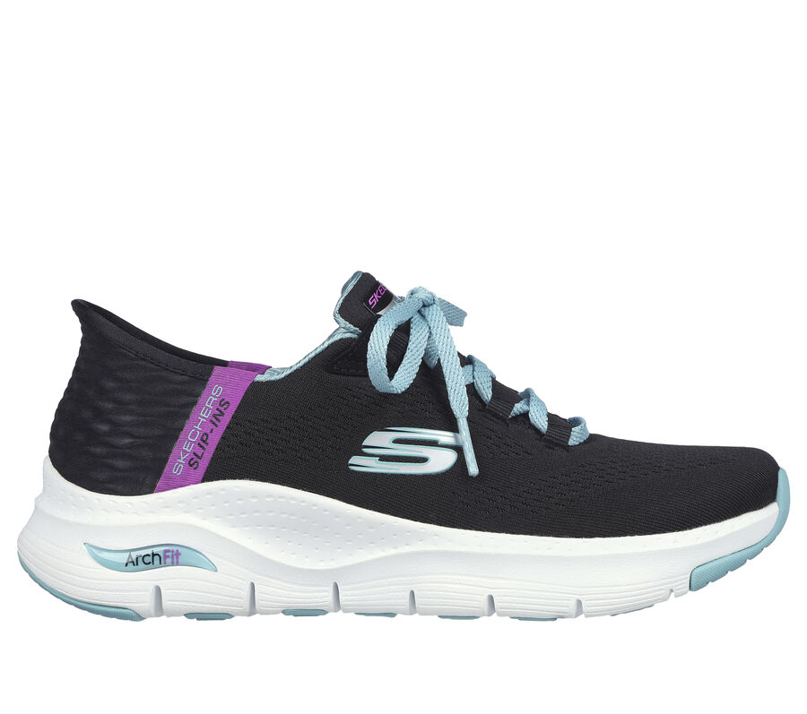 Skechers Slip-ins: Arch Fit - Fresh Flare, NERO / MULTICOLORE, largeimage number 0
