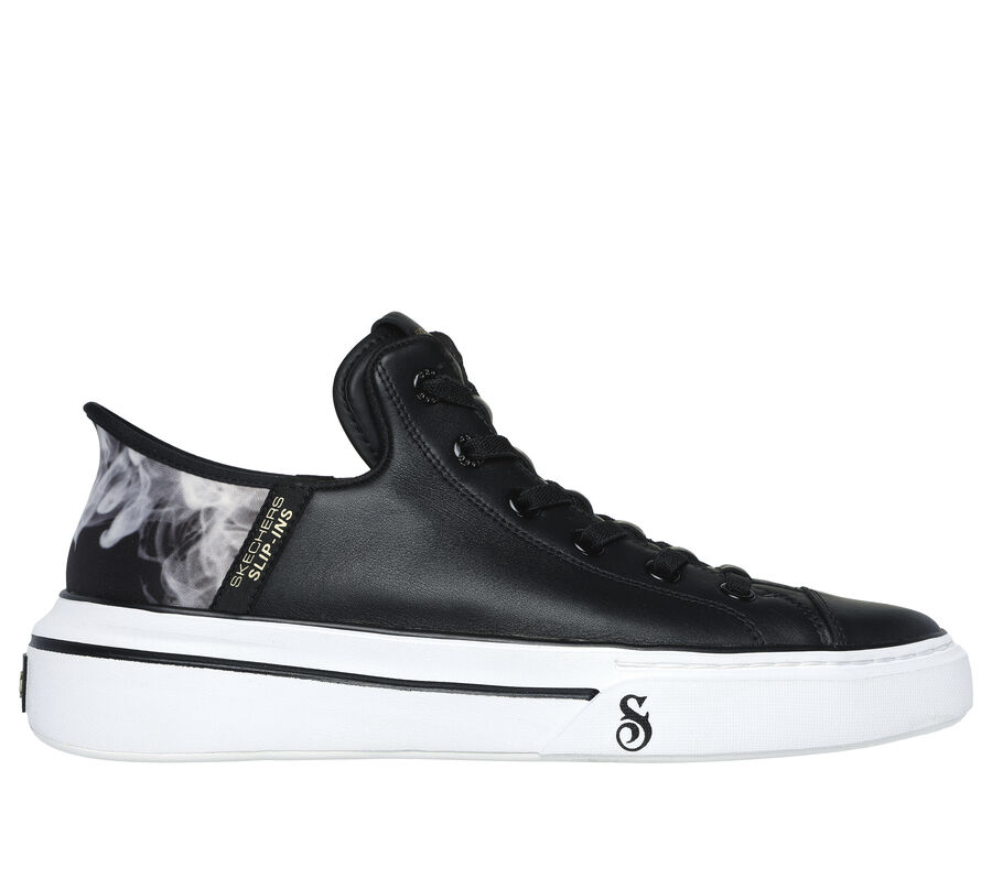 Premium Leather Skechers Slip-ins: Snoop One - OG, NERO / BIANCO, largeimage number 0