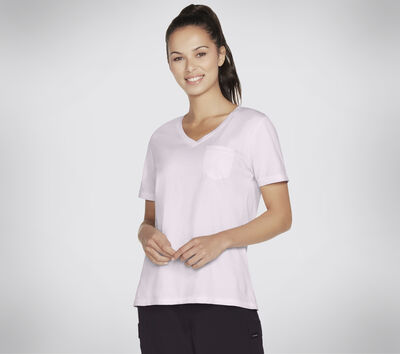 Diamond Wash Hatha V-Neck Pocket Tee