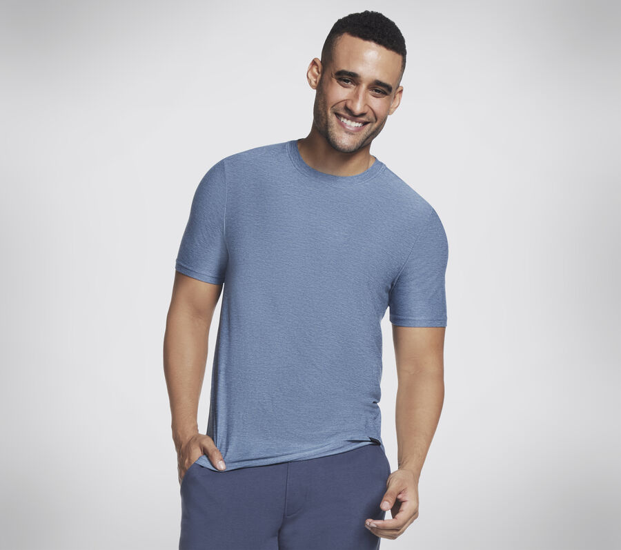 GO DRI All Day Tee, BLU /  GRIGIO, largeimage number 0