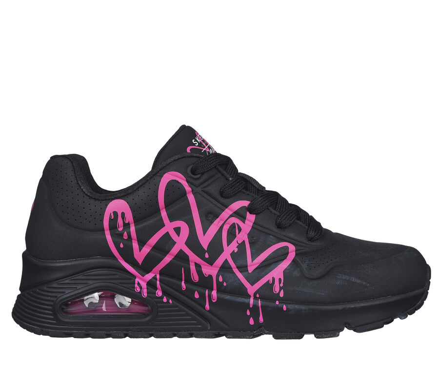 Skechers x JGoldcrown: Uno - Dripping In Love, NERO / ROSA, largeimage number 0