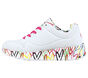 Skechers x JGoldcrown: Uno Lite - Lovely Luv, BLANC / MULTI, large image number 3