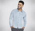 GO DRI Off Duty Button Down Shirt, BLAU, swatch