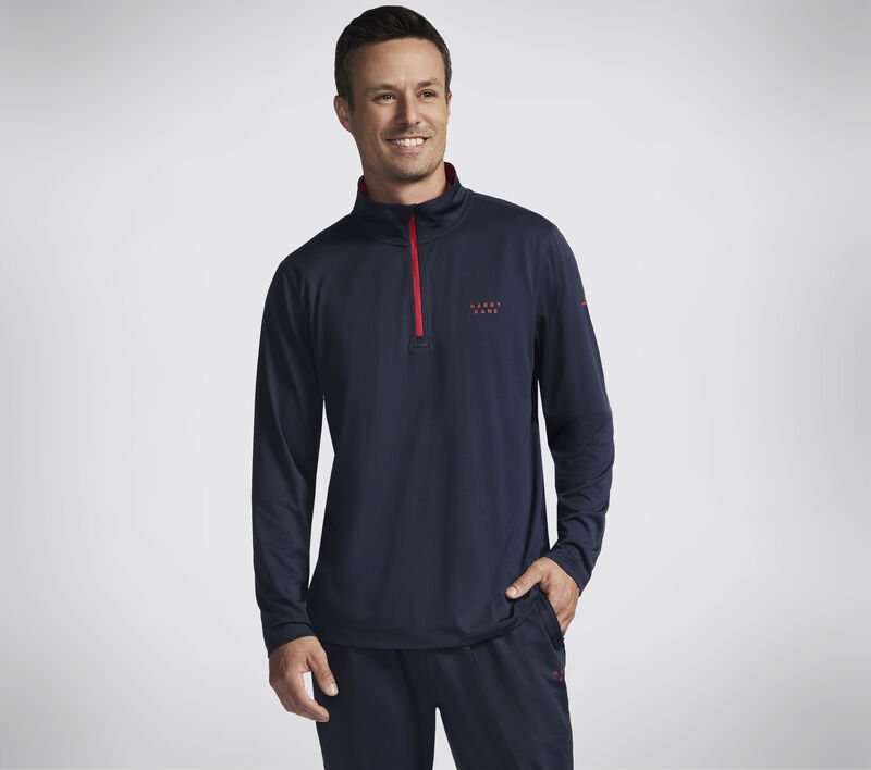 Kane 1/4 Zip, BLU NAVY, largeimage number 0