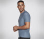 GO DRI All Day Tee, BLEU / GRIS, large image number 2