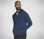 Skech Cloud Thermal Full Zip Hoodie, BLAU, large image number 2