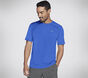 Skechers Apparel On the Road Tee, ROYAL, large image number 0