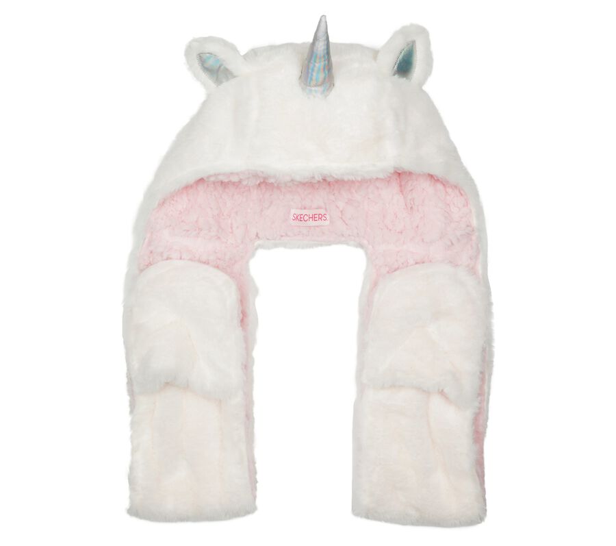 Cold Weather Unicorn Critter Hood, BIANCO, largeimage number 0