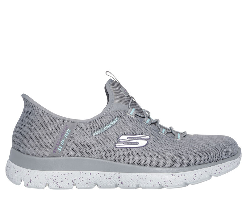 Skechers Slip-ins Waterproof: Summits - Best Choice, GRAU / BLAU, largeimage number 0