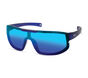 Matte Wrap Sunglasses, BLU, large image number 0