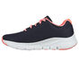 Skechers Arch Fit - Big Appeal, BLU NAVY / CORALLO, large image number 4