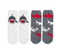 Shark Cozy Crew Socks - 2 Pack, BIANCO, large image number 1