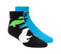 2 Pack Dino Cozy Crew Socks, BLU, large image number 0