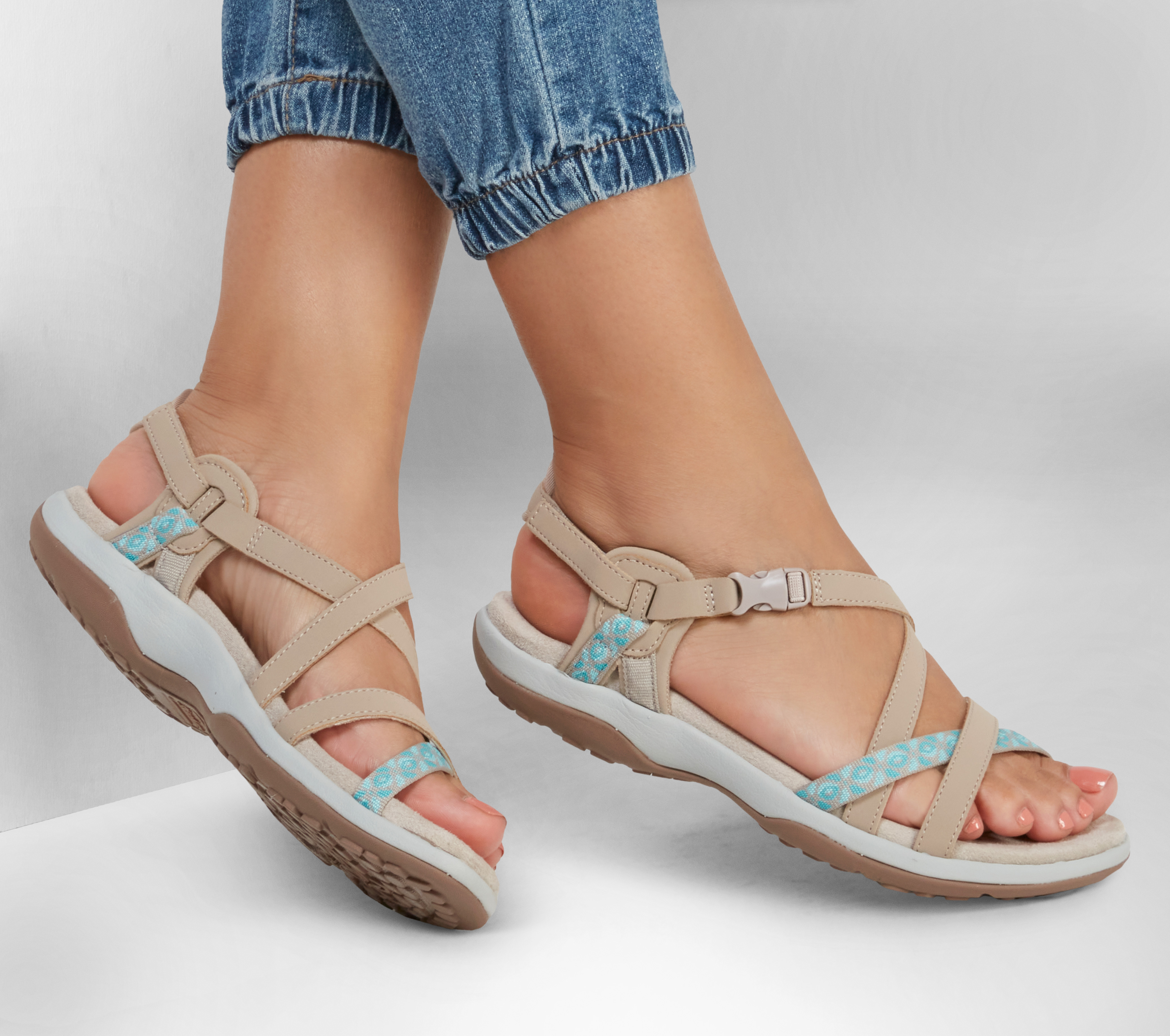 Skechers sandals reggae sales slim vacay